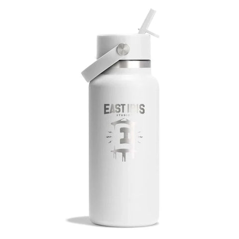 32 oz WM Flex Straw Bottle - Hydro Flask + East Iris Studios