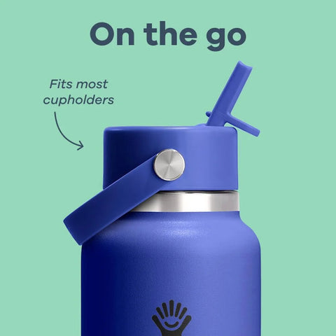 40 oz Travel Bottle with Flex Straw Cap