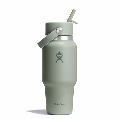24 oz Travel Bottle with Flex Straw Cap