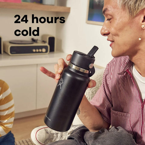 32 oz Wide Mouth with Flex Straw Cap
