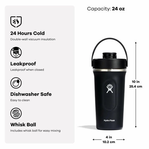 24 oz Insulated Shaker Bottle